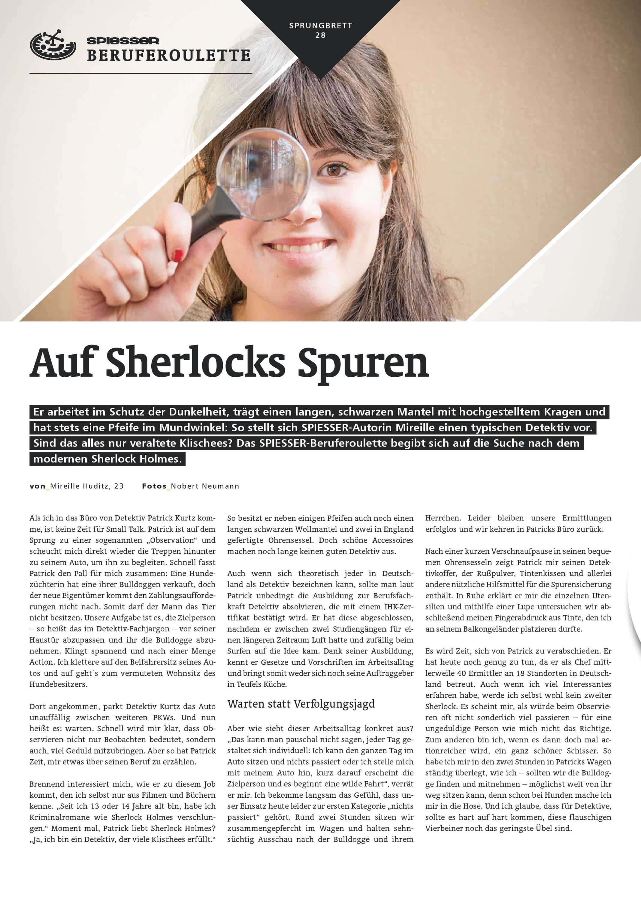 Copyright: Spiesser-Magazin; Detektivagentur Hannover, Detektivteam Hannover, Detektivbüro Hannover, Wirtschaftsdetektei Hannover